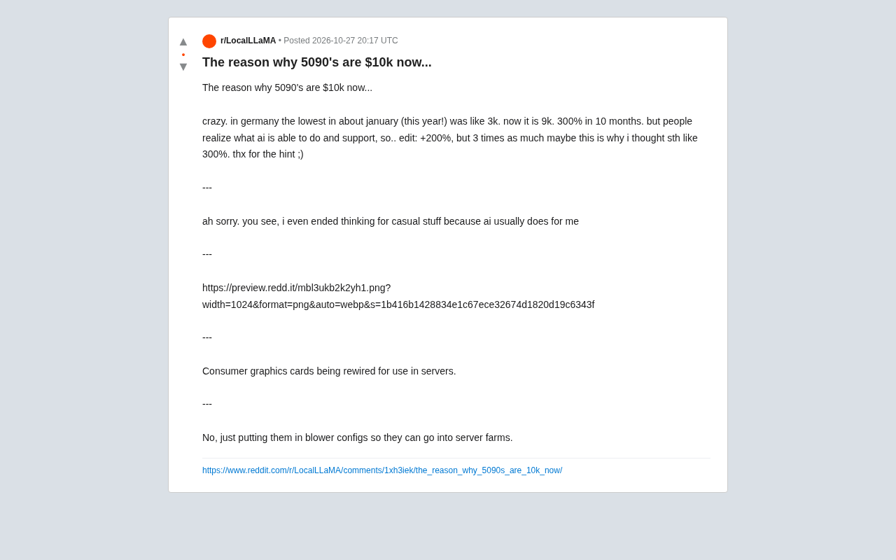 The AI Compute Hunger Behind the RTX 5090 Price Surge