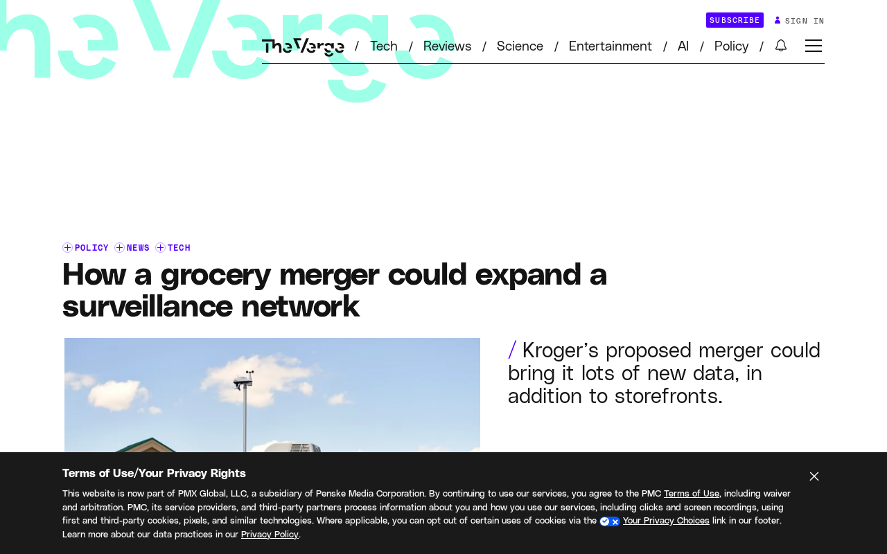 Hidden Concerns Behind Grocery Giant Merger: $165 Million Deal Could Expand Surveillance Network