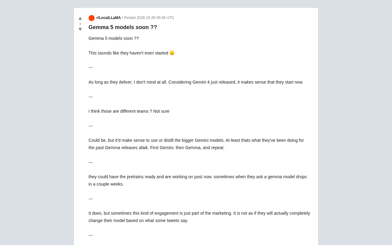 Is Gemma 5 Coming Soon? Reddit Buzzes Over Google's Open-Source Model Cadence