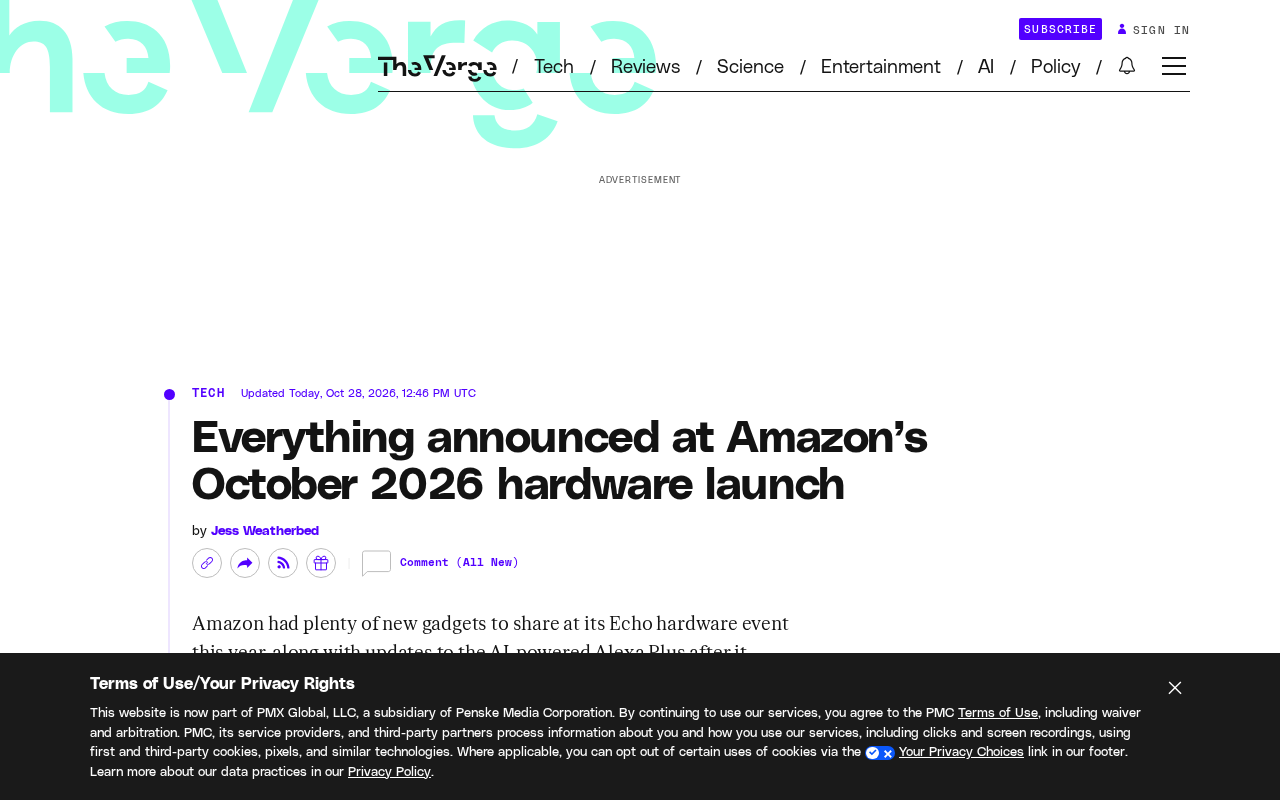 Amazon's 2026 Hardware Event: The Push and Pull of Its Screen Strategy