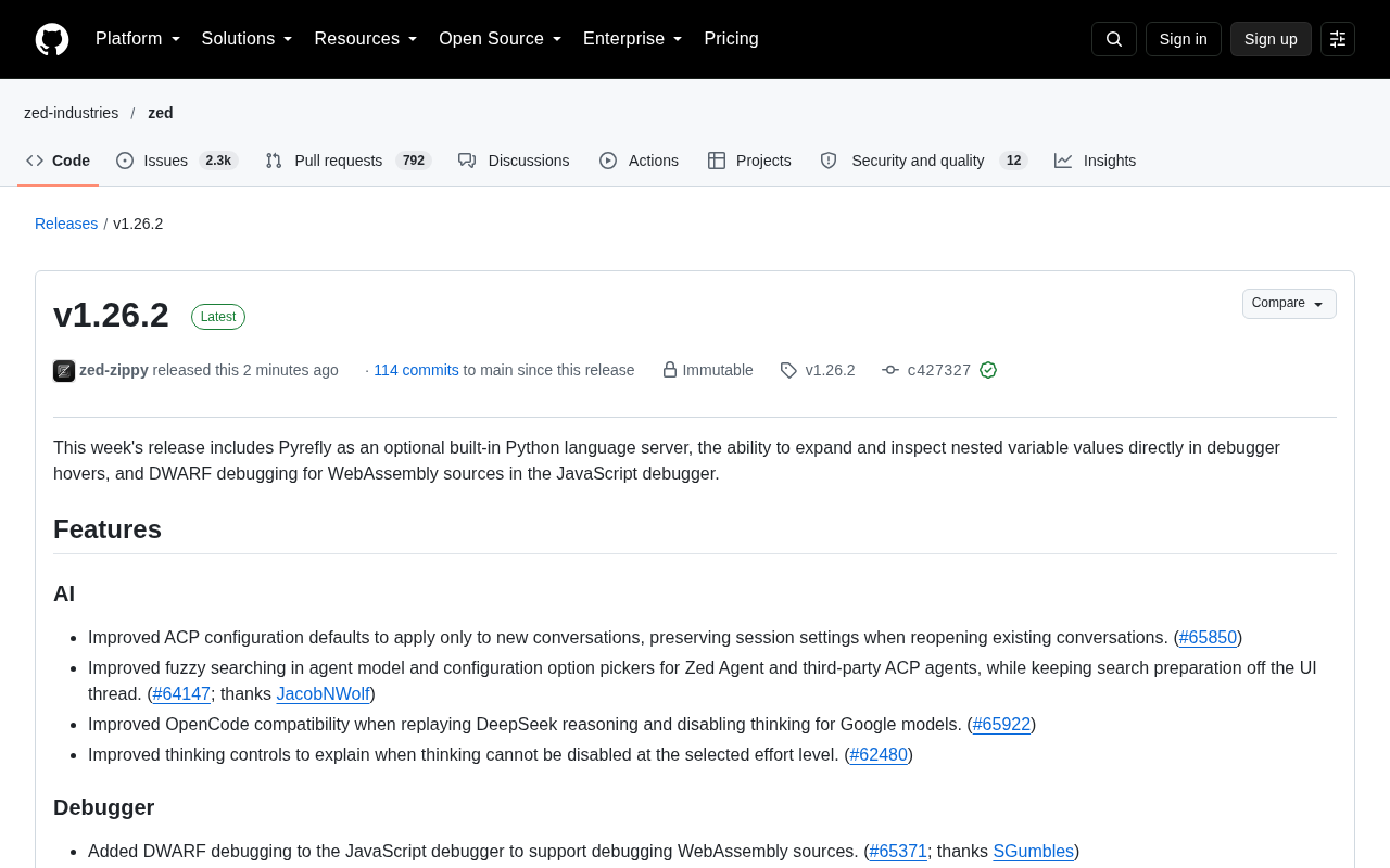 v1.26.2 Release: GitHub Verified Signatures and Stable Branch Update Analysis