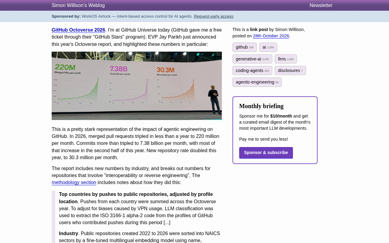 GitHub Octoverse 2026: AI Agent Engineering Drives Explosive Growth in Commit Volume