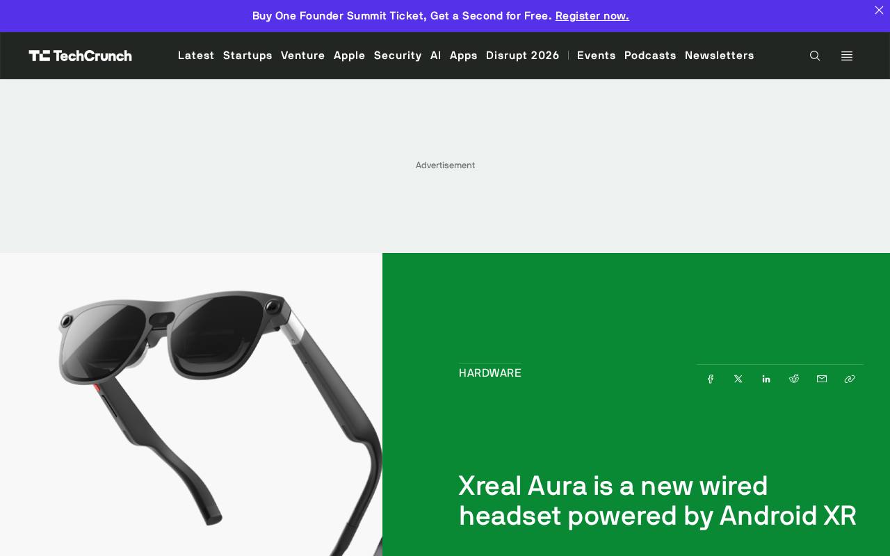 Xreal Aura Unveiled: A Wired Android XR Headset Starting at $1,279