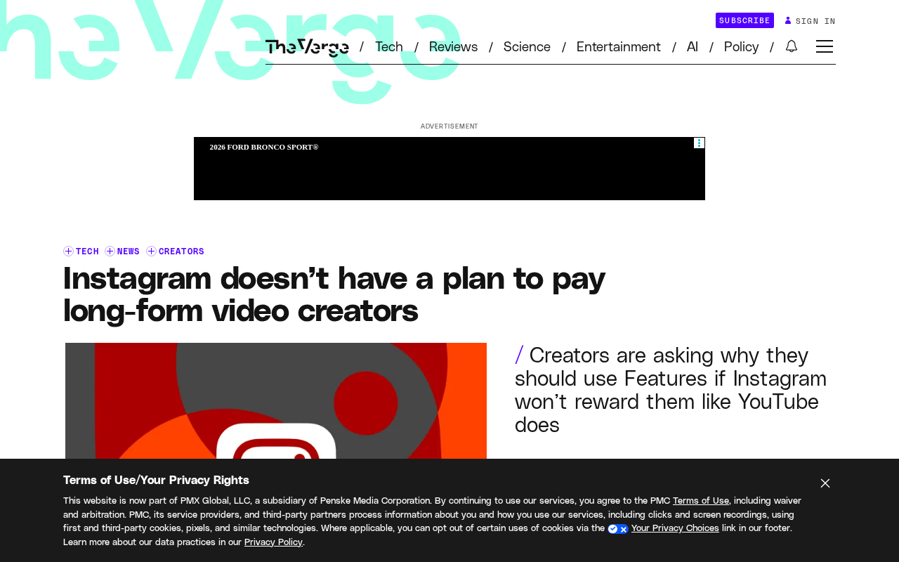 Instagram Tests Long-Form Video Without Discussing Revenue Sharing — Why Creators Aren't Buying It