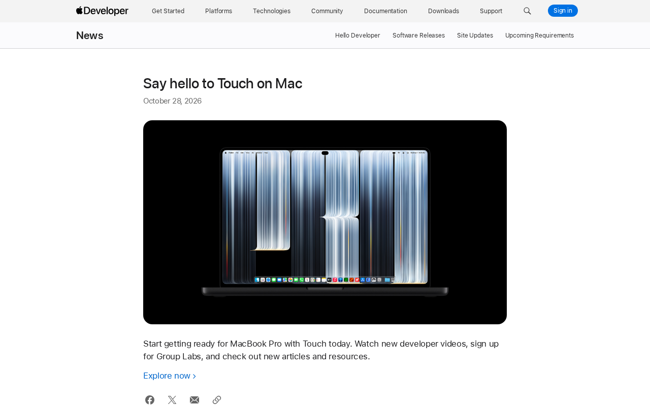 Apple Touch Comes to Mac: New Interactions Developers Need to Prepare For