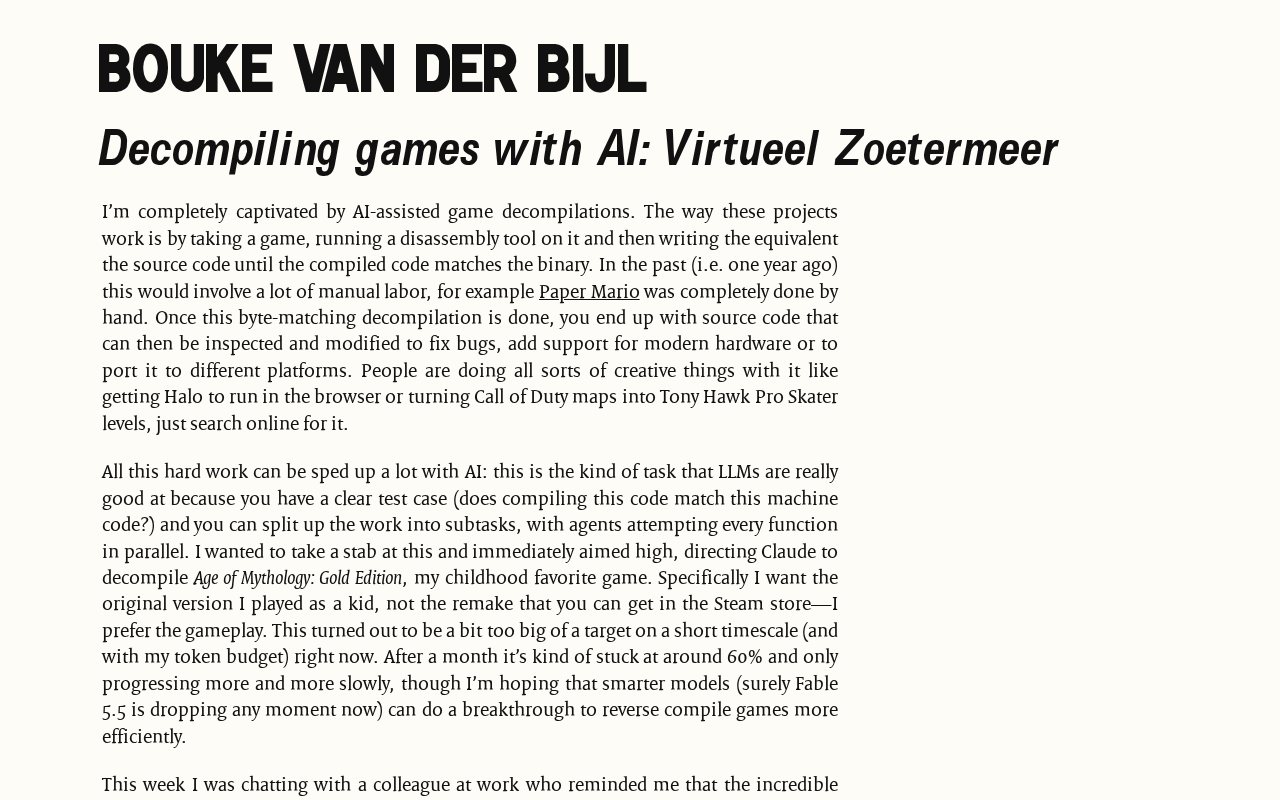 hackernews source: Decompiling Games with AI: Virtueel Zoetermeer