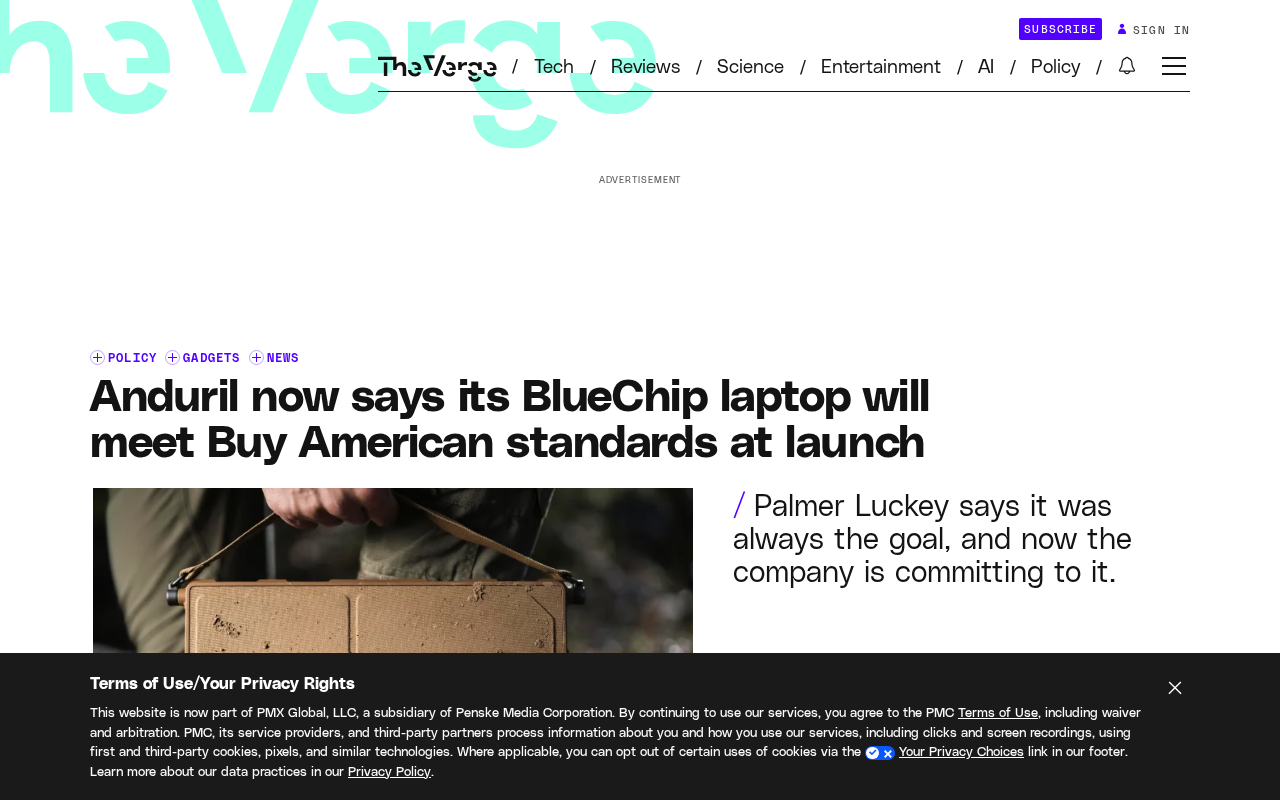 Anduril Teams Up with Qualcomm: All-American Laptops Coming in 2027