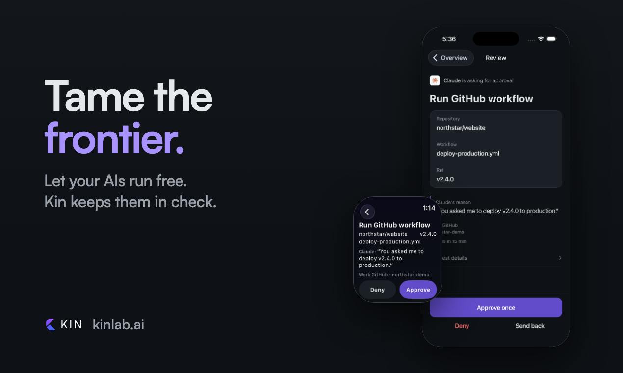 Kin Product Hunt page