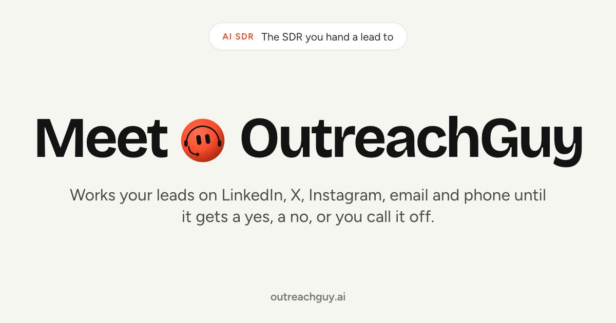 OutreachGuy product screenshot