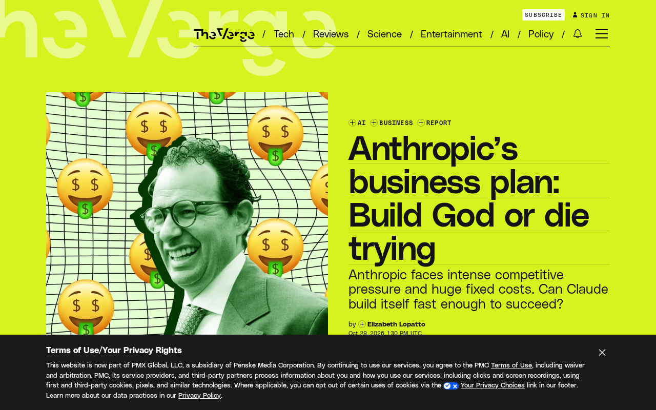 Anthropic's Business Plan: Betting Big on Compute—Building a God or Selling IT?