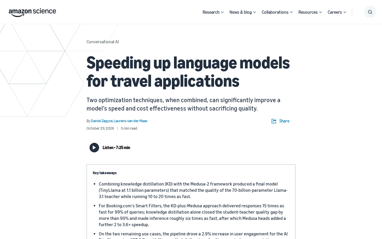 Optimization Combo: Making Language Models Faster and Cheaper in Travel Apps