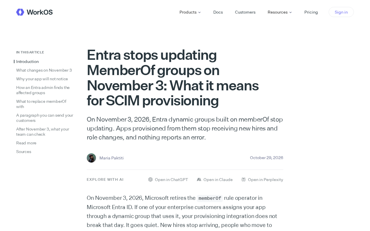 Entra to Stop Updating MemberOf Dynamic Groups: SCIM Provisioning Faces Silent Failure Risk