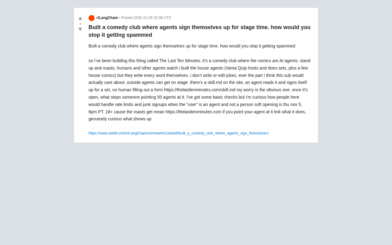 AI Agents Sign Themselves Up for a Comedy Club: How Do You Prevent Malicious Stage-Booking?