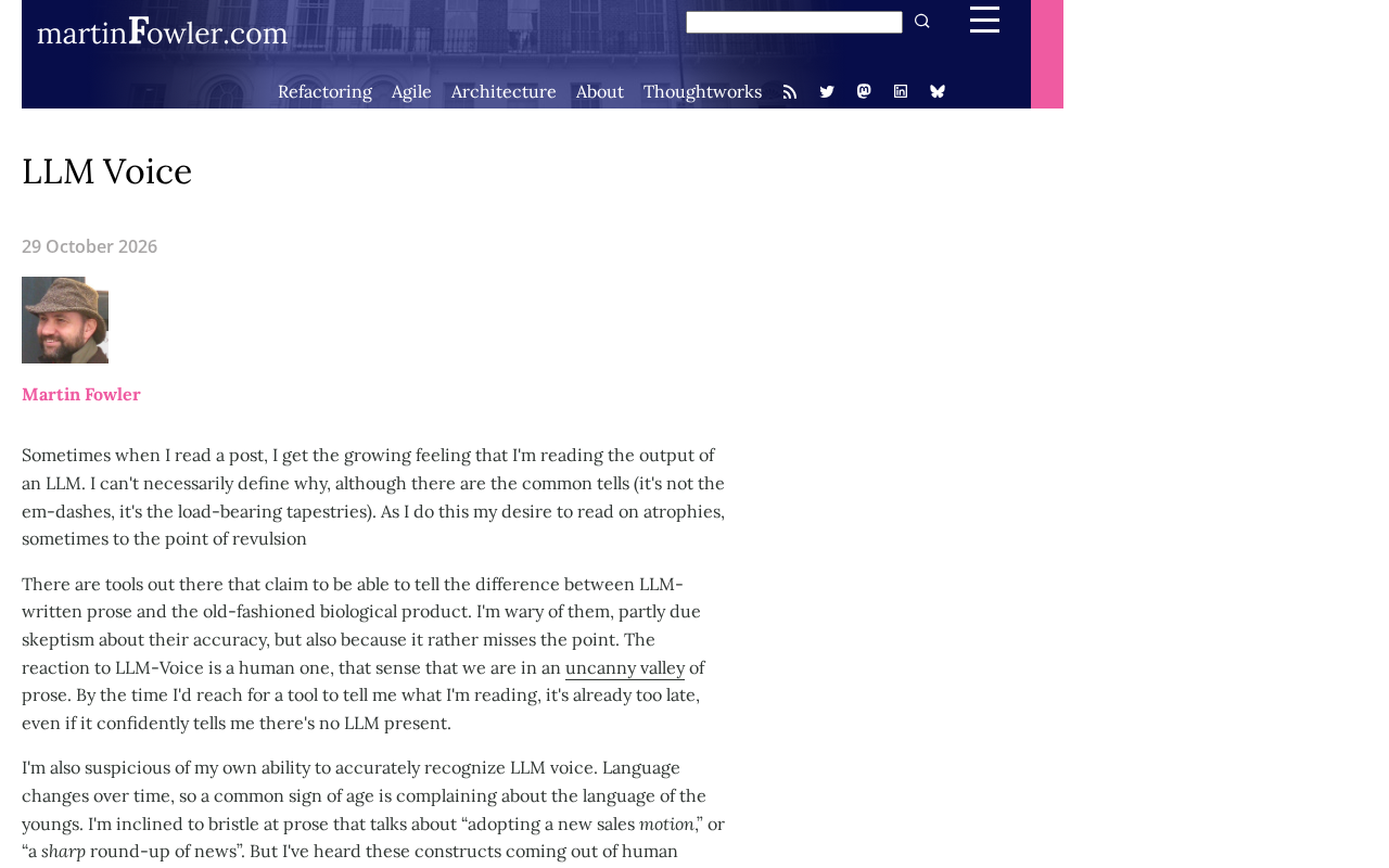 LLM Voice Interaction: Martin Fowler on the Current State and Boundaries of the Technology