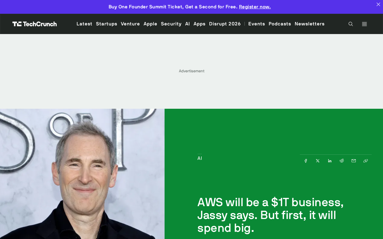 AWS Targets Trillion-Dollar Revenue as Jassy Says It Will Spend Big Before Dominating AI Cloud