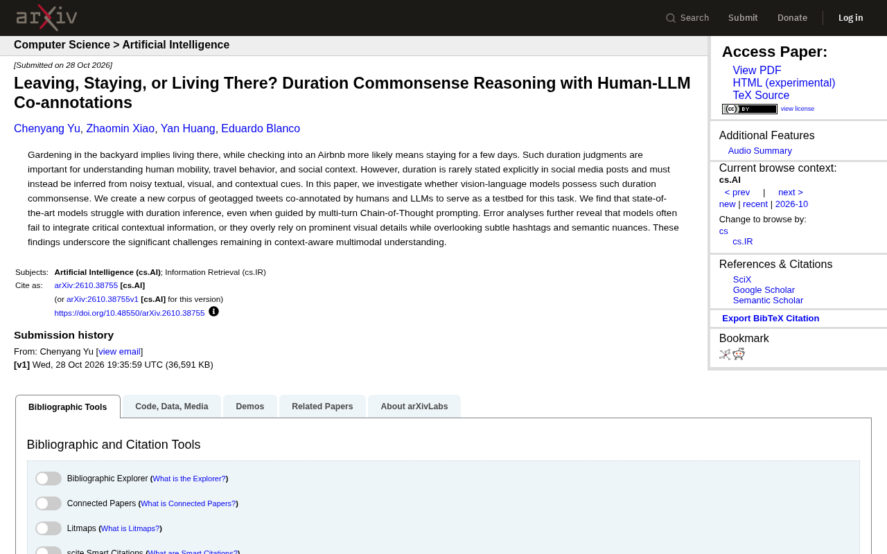 Commonsense AI Can't Grasp: Living There or Just Staying? Multimodal Models Fail at Duration Reasoning