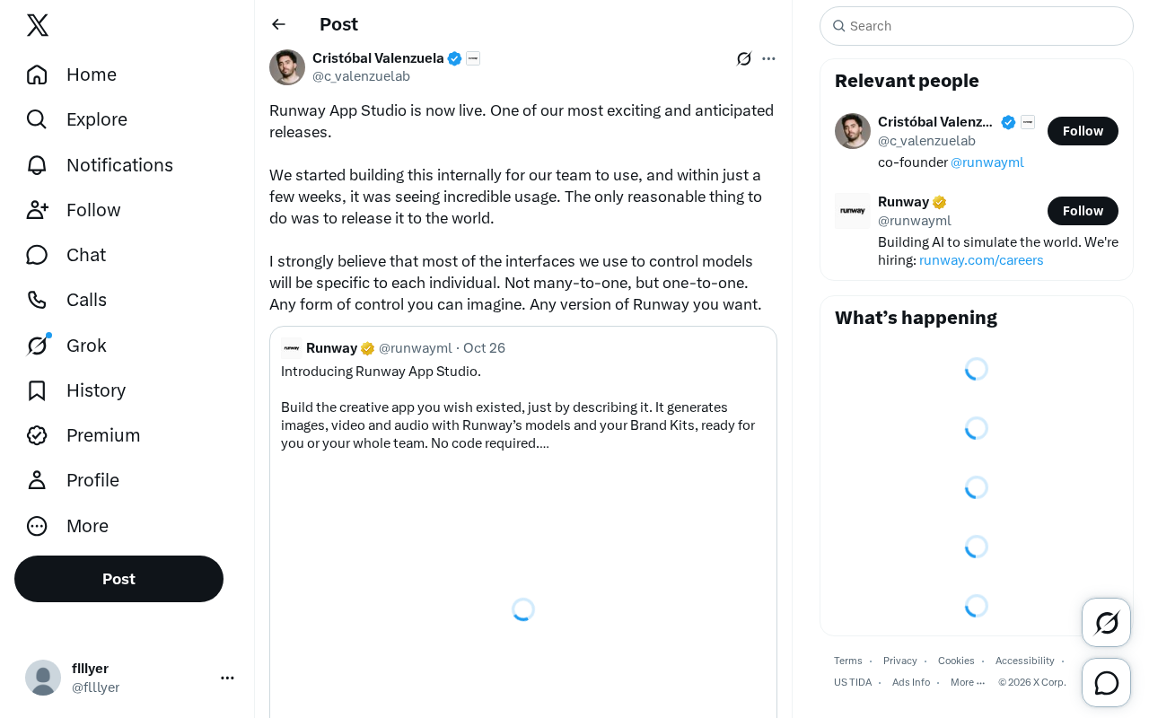 Runway App Studio Launches: AI Model Control Moves Toward Personal Customization