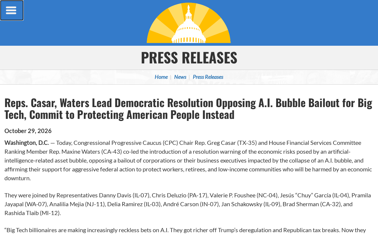 US Lawmakers Oppose AI Bubble Bailouts: Who Should Bear the Risk for Big Tech?