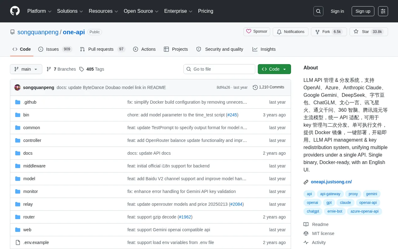 One API Deployment Guide: An Open-Source API Gateway for Managing 30+ LLMs in One Place