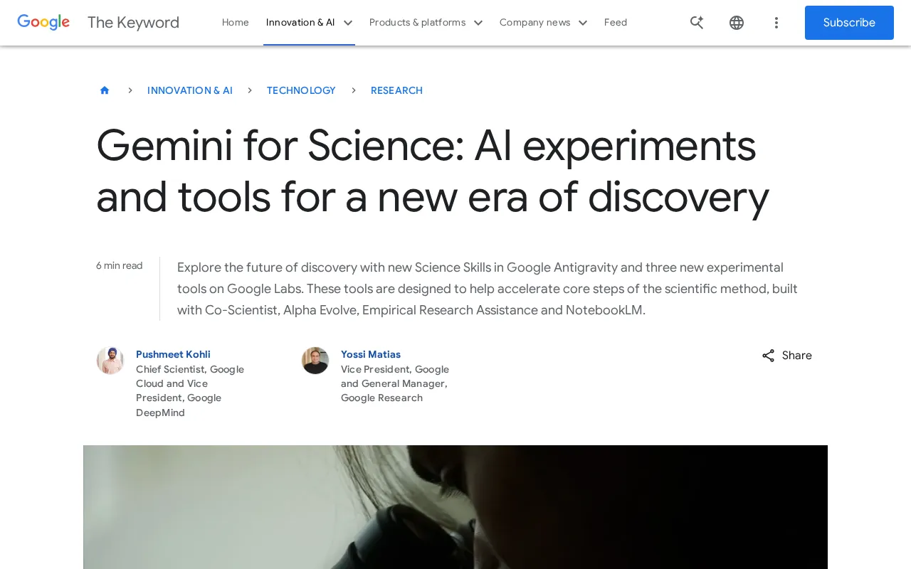 Google Gemini for Science Launch: How the AI Science Toolkit Accelerates Scientific Discovery